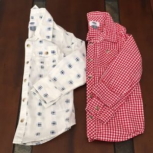 Long sleeve button-up shirt